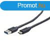 Gembird CCP-USB3-AMCM-1M USB3.0 AM to Type-C cable 1m Black