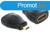 DeLock Adapter High Speed HDMI - micro D male > A female