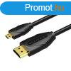 Vention Micro HDMI/M -> HDMI/M 3m cable Black
