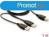 DeLock USB 2.0-B > USB-A power + power/data cable