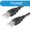 Kolink USB 2.0 sszekt kbel A/A 1,8m Black