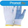 COTTON GLOVES WITH PVC DOTS SIZE 10