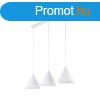 TK Lighting Pendant CONO 10011 3xE27 white