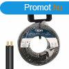 Lapos prhuzamos kbel EDM 28713 Fekete 15 m 2 x 0,75 mm MOS