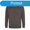 Just Hoods cipzros kapucnis frfi pulver AWJH050, Charcoal