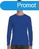 Softstyle hossz ujj pamut pl, Gildan GI64400, Royal-L
