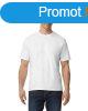 Gildan GI3000 krkttt rvid ujj frfi pamut pl, White-L