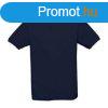 B&C O23 Safran pik pamut pl, navy