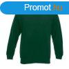 Fruit of the Loom F41 kereknyak pulver, SET-IN SWEAT, Bott