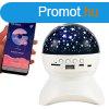 LED csillagos gbolt projektor s hangszr - Bluetooth, USB