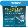 Drennan Pushstop Hair Rig Carp Feeder 14 elkttt horog