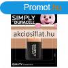 Duracell Simply 9V Alkaline elem 1db