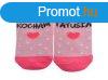 Yo! Baby pamut zokni 6-9 h - rzsaszn mints/szves