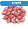 Gemduo cseh prselt veggyngy - White Pink Bronze Luster - 