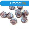 Cseh table cut gyngy - hosszban frt virg - Opal Blue Lig