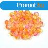 Cseh csiszolt goly gyngy - Sunflower Fuchsia - 4mm