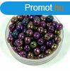 Prselt goly gyngy - Metallic Purple Iris - 2.5mm