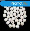 Cseh csiszolt goly gyngy - Matt White AB - 4mm