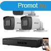 Hikvision 3 biztonsgi kamers IP kamera rendszer 4MP