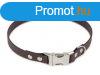 Firedog BioThane nyakrv Clip 25 mm 47 cm dark brown