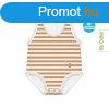 J Bimbi kombidressz 0-36 h biopamut Summer cskos karamell 