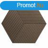 CORKBEE Stripe brown barna parafa hszigetel falburkol pan