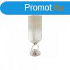 Vza DKD Home Decor Pezsg Kristly Alumnium (15 x 15 x 44 