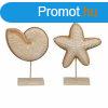 Dekoratv Figura Mica Decorations Vilgos barna Kagyl Tenge