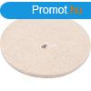 EXTOL PREMIUM polrkorong, fehr, brnybr (gyapj); 125 mm