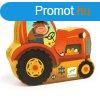Traktor - Formadobozos puzzle 16 db-os - The tractor - DJ072
