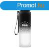Kulacs ARS UNA manyag matt BPA-mentes ombre 600 ml Black &a