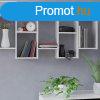 Drohmo Bilbao 7.0 fali polc, 129,5x65x20 cm, fehr