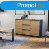 Riano MIX 2D3S/BA komd, 120x75x40 cm, antracit-tlgy (tlgy