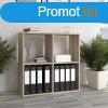 Odell Malax 2X2 polc, 74x75x30 cm, sonoma