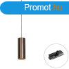 Design hanglamp donkerbrons incl. rail adapter 1-fase - Icon