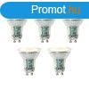 5 darabos GU10 LED lmpa szett alkonyatrzkelvel 3W 200 lm