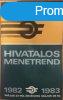 Magyar llamvasutak - Hivatalos menetrend 1982-1983 - 