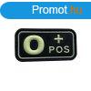 WARAGOD FELVARR O POS PVC Patch Glow in the Dark