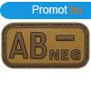 MFH vrcsoport tapasz 3D, AB negatv khaki 5x2,5cm