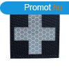 WARAGOD FELVARR Reflective Fabric Cross Medic Patch Black a