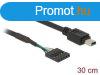 DeLock USB 2.0 pin header female 5 pin > USB 2.0 Type Min
