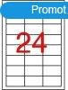 Etikett cmke univerzlis 64,6X33,8 mm 24 db/v, 2400 db/cso