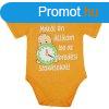 Feliratos rvid ujj kislny baba body narancs