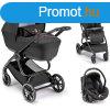 CAM Techno Deluxe babakocsi szett Posh 571 fekete vzzal V90