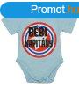 Rvid ujj baba body "Bbi kapitny" felirattal