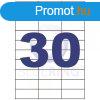 Etikett cmke, 70x29,6mm, 100 lap, 30 cmke/lap Bluering