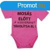 Rvid ujj baba body "Moss eltt a kisgyereket tvolt