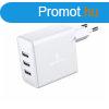 Hlzati Adapter Swissten 3 x USB 3 A 15 W, fehr
