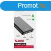 Swissten Power Line Powerbank 5 000 mAh 10W, fekete