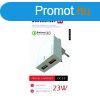 Gyorstlts Swissten Qualcomm tlt 3.0 s 2 USB konektorral,